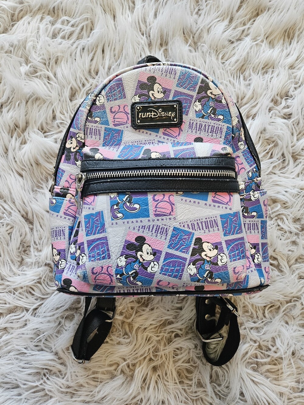 RARE Run Disney Marathon Race Mickey Mini Backpack
